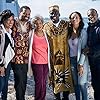 Marla Gibbs, Keith David, Mike Epps, Angela Elayne Gibbs, Amber Stevens West, and Shamier Anderson in Love Jacked (2018)