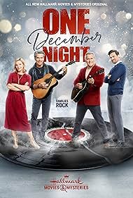 Peter Gallagher, Bruce Campbell, Eloise Mumford, and Brett Dalton in One December Night (2021)