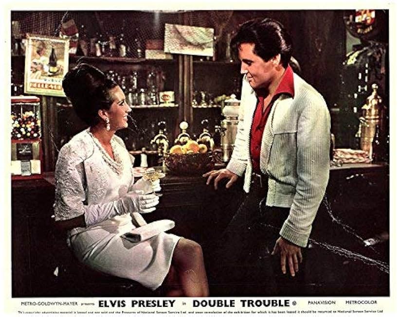 Elvis Presley and Yvonne Romain in Double Trouble (1967)