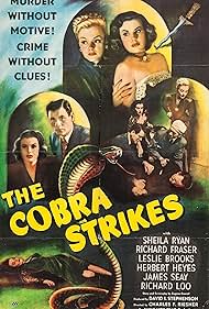 Leslie Brooks, Richard Fraser, and Sheila Ryan in The Cobra Strikes (1948)