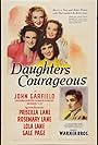 John Garfield, Lola Lane, Priscilla Lane, Rosemary Lane, and Gale Page in Daughters Courageous (1939)