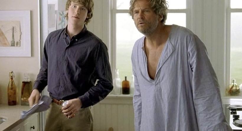 Jeff Bridges and Jon Foster in The Door in the Floor (2004)