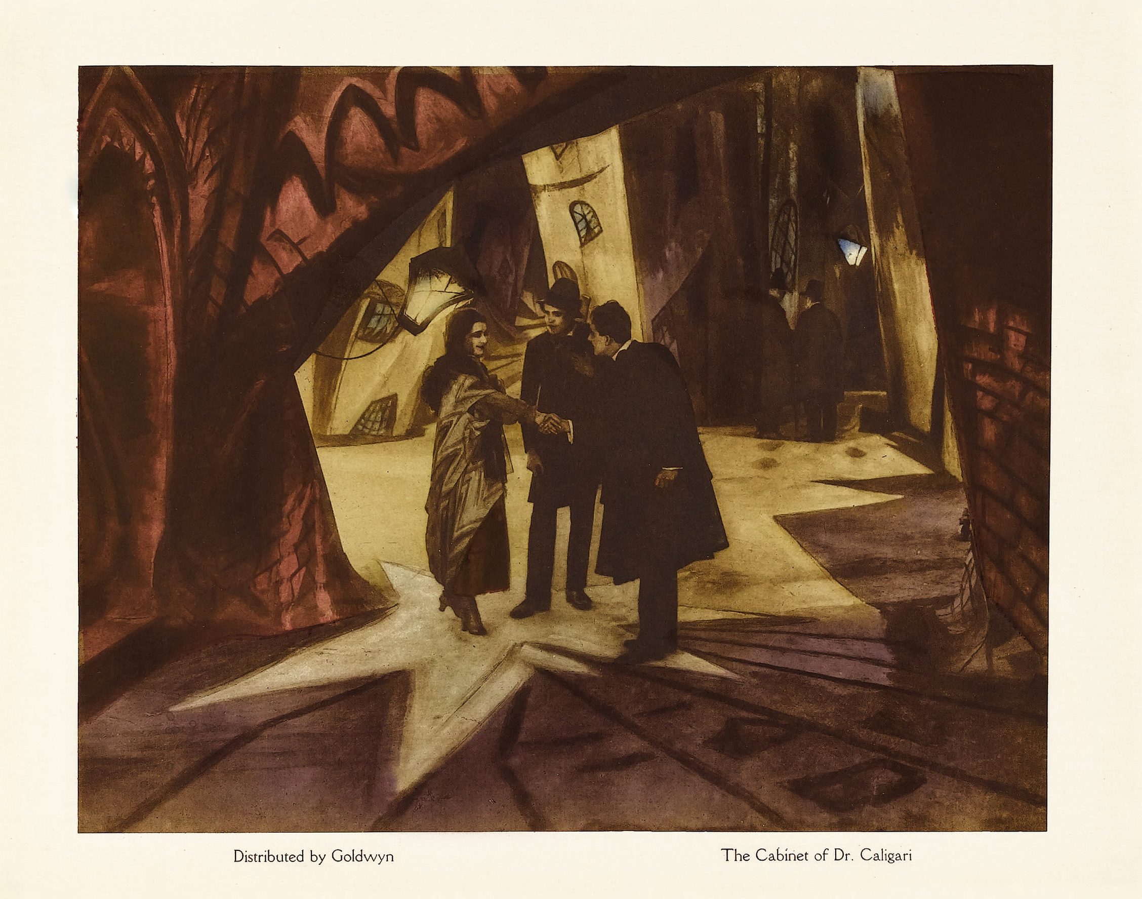 Lil Dagover, Friedrich Feher, and Hans Heinrich von Twardowski in Das Cabinet des Dr. Caligari (1920)