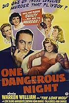 Mona Barrie, Tala Birell, Marguerite Chapman, Margaret Hayes, Ann Savage, and Warren William in One Dangerous Night (1942)