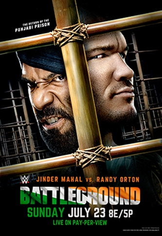 Randy Orton and Yuvraj Dhesi in WWE: Battleground (2017)