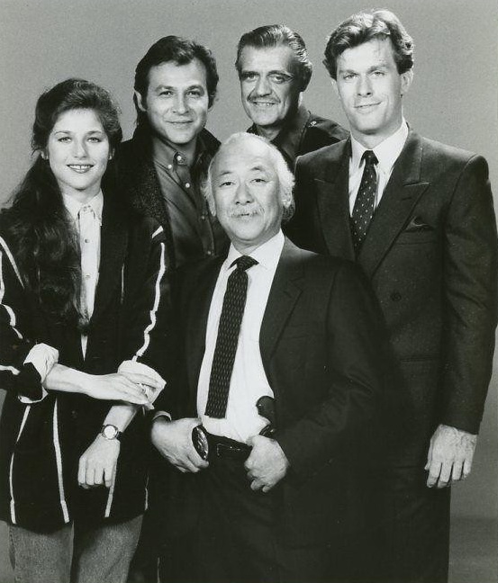 Catherine Keener, Pat Morita, Kevin Conroy, Jack Wallace, and Richard Yniguez in Ohara (1987)