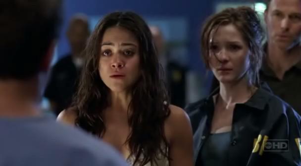 Camille Guaty and Jessica Ann Collins in Pilot (2006)