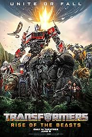 Ron Perlman, Michelle Yeoh, Peter Cullen, Pete Davidson, David Sobolov, Tongayi Chirisa, Dominique Fishback, Anthony Ramos, and Liza Koshy in Transformers: Quái Thú Trỗi Dậy (2023)