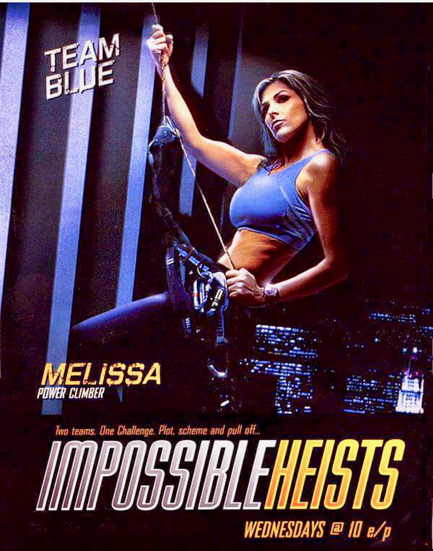 Melissa Brasselle Blue Team from Trump TV's Reality Show Impossible Heists