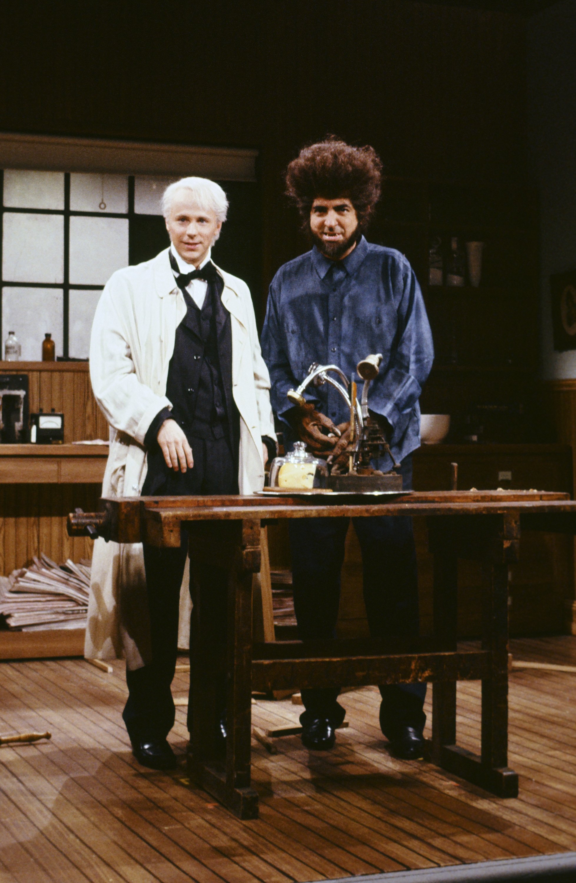 Dana Carvey and Joe Mantegna in Saturday Night Live (1975)