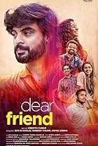 Arjun Lal, Tovino Thomas, Darshana Rajendran, Basil Joseph, Arjun Radhakrishnan, and Sanchana Natarajan in Dear Friend (2022)