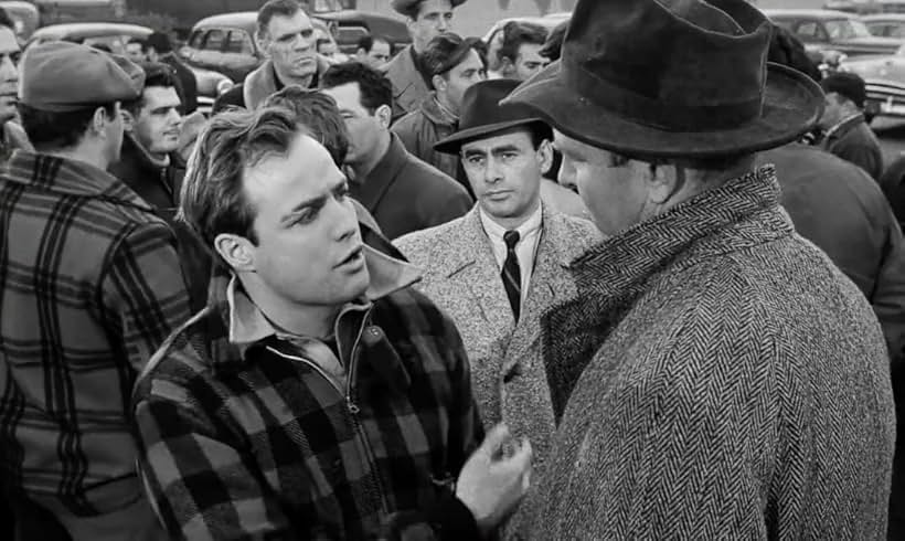 Marlon Brando and Martin Balsam in Trên Bến Cảng (1954)