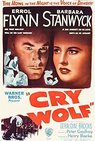 Errol Flynn and Barbara Stanwyck in Cry Wolf (1947)