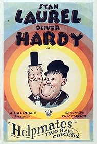 Oliver Hardy and Stan Laurel in Helpmates (1932)