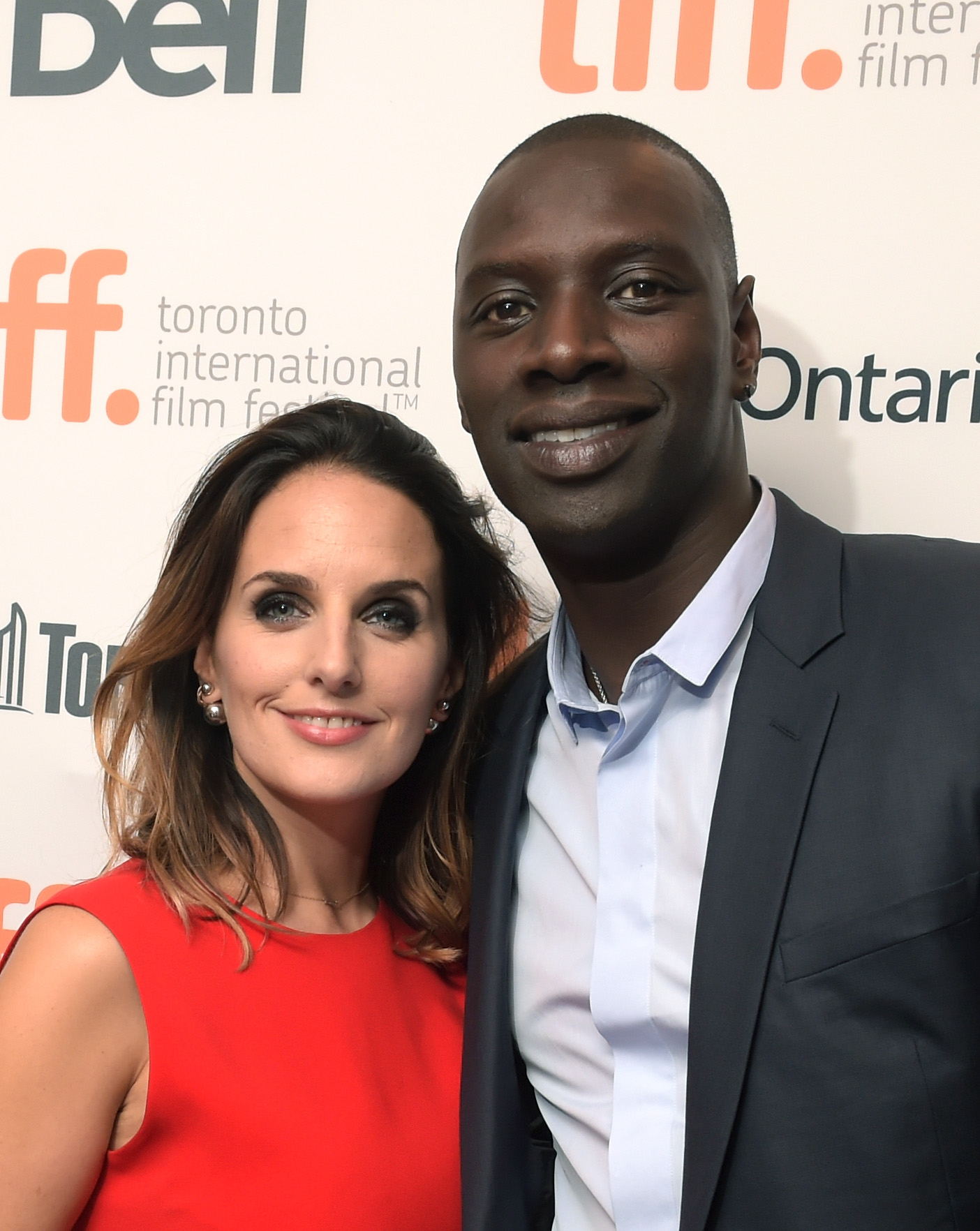 Omar Sy and Hélène Sy at an event for Samba (2014)