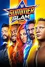 Brock Lesnar, Kevin Steen, Colby Lopez, Rebecca Quin, and Kofi Kingston in WWE: SummerSlam (2019)