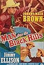 Johnny Mack Brown and James Ellison in Man from the Black Hills (1952)