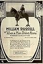 William Russell in When a Man Rides Alone (1919)