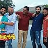 Jayaram, Prakash Raj, Adil Ibrahim, Unni Mukundan, and Sanju Sivram in Achayans (2017)