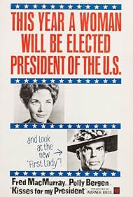 Polly Bergen and Fred MacMurray in Kisses for My President (1964)