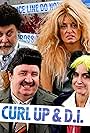 Mark Benton, Vic Reeves, Katherine Kelly, and Morgana Robinson in Curl Up & D.I. (2022)