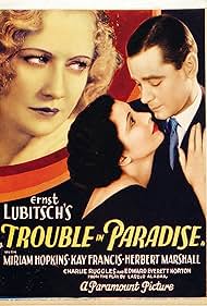 Herbert Marshall, Kay Francis, and Miriam Hopkins in Trouble in Paradise (1932)