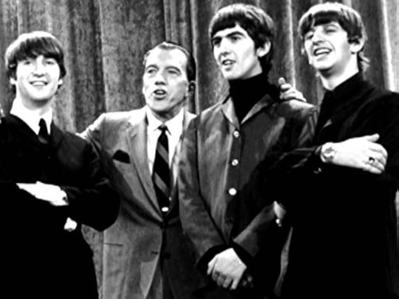 John Lennon, George Harrison, Ringo Starr, Ed Sullivan, and The Beatles in Crimes of the Century (2013)