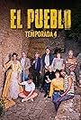 Silvia Casanova, Empar Ferrer, Vicente Gil, Ángel Jodrá, Santi Millán, Ingrid Rubio, Nicolás Mota, Carlos Areces, Javier Losán, and María Hervás in El pueblo (2019)