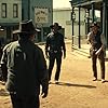 Ethan Hawke, Denzel Washington, Vincent D'Onofrio, Lee Byung-hun, Chris Pratt, Manuel Garcia-Rulfo, and Martin Sensmeier in The Magnificent Seven (2016)