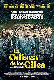 Daniel Aráoz, Carlos Belloso, Luis Brandoni, Rita Cortese, Ricardo Darín, Verónica Llinás, and Chino Darín in La odisea de los giles (2019)