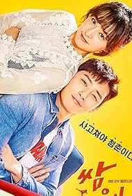 Kim Ji-won and Park Seo-joon in Thanh Xuân Vật Vã (2017)