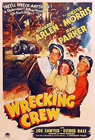 Richard Arlen, Chester Morris, and Jean Parker in Wrecking Crew (1942)