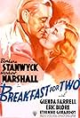 Barbara Stanwyck and Herbert Marshall in Breakfast for Two (1937)