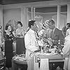 Mary Currier, Roscoe Karns, Lynne Roberts, and Mary Hart in Everything's on Ice (1939)