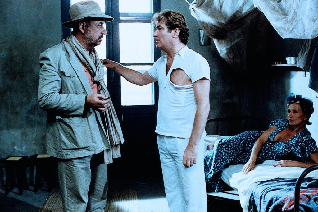 Stéphane Audran, Eddy Mitchell, and Philippe Noiret in Coup de torchon (1981)