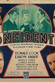 Donald Cook, Warren Hymer, Evalyn Knapp, and Herbert Rawlinson in Confidential (1935)