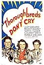 Judy Garland, Mickey Rooney, and Ronald Sinclair in Thoroughbreds Don't Cry (1937)