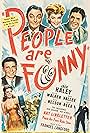 Jack Haley, Frances Langford, Ozzie Nelson, Rudy Vallee, and Helen Walker in People Are Funny (1946)