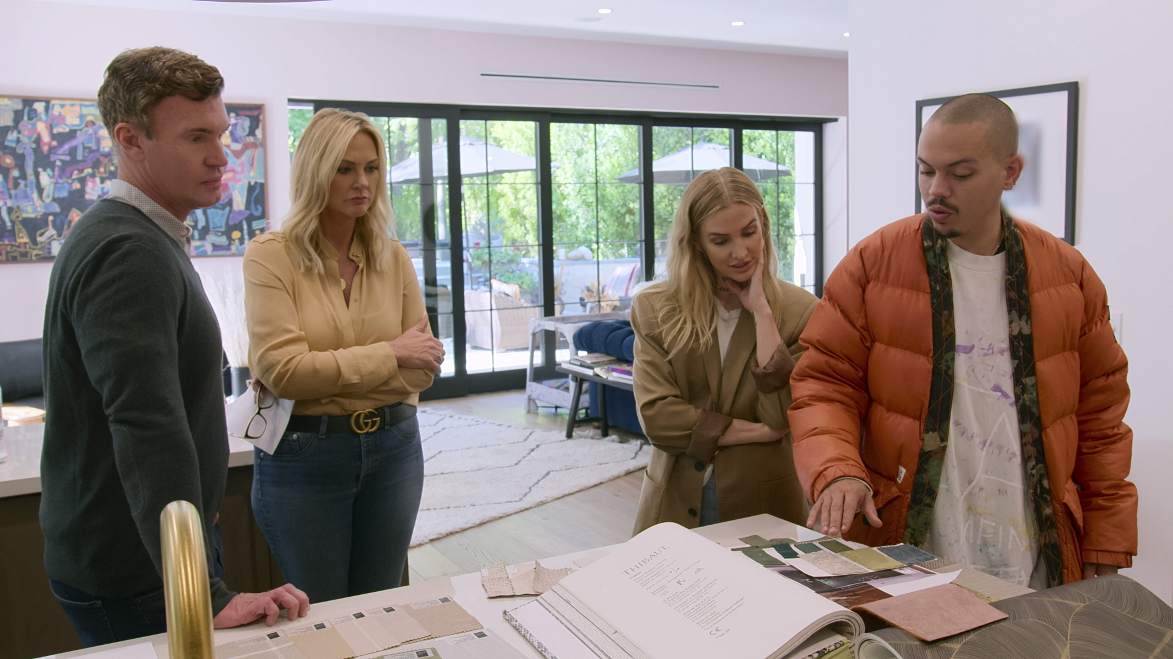 Ashlee Simpson, Evan Ross, and Jeff Lewis in Hollywood Houselift with Jeff Lewis (2022)