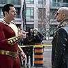 Mark Strong and Zachary Levi in Shazam! (2019)