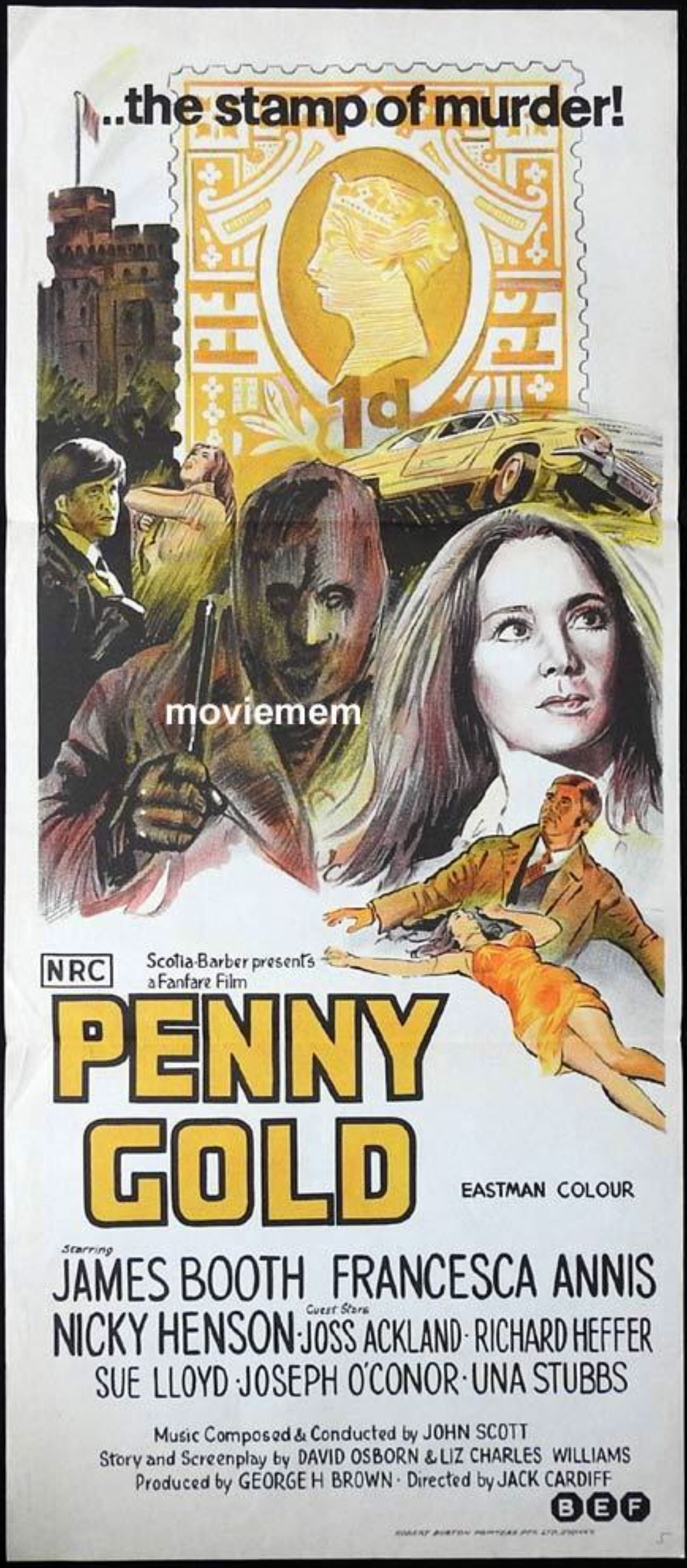 Francesca Annis and James Booth in Penny Gold (1973)