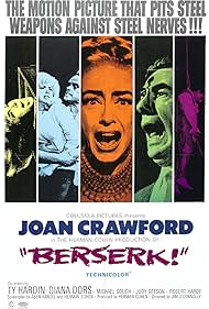 Joan Crawford, Michael Gough, Diana Dors, Thomas Cimarro, and Ty Hardin in Berserk (1967)