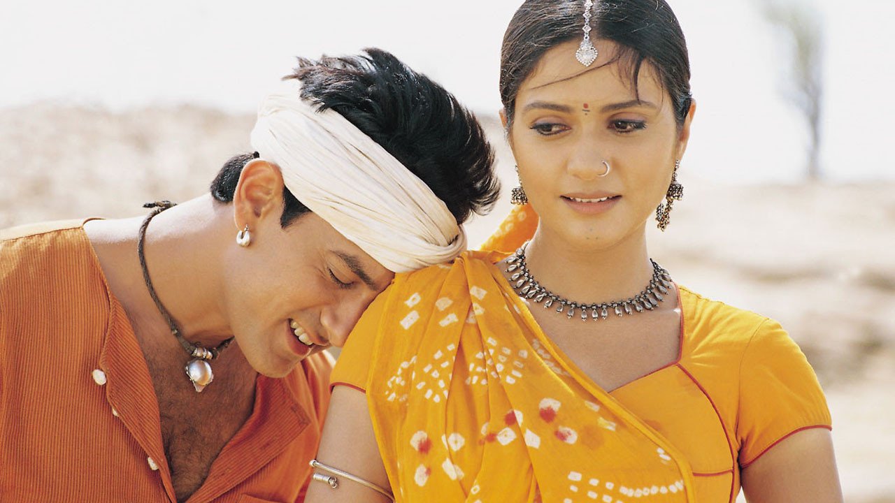 Aamir Khan and Gracy Singh in Lagaan: Once Upon a Time in India (2001)