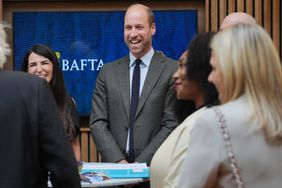 Prince William speaks to donors and beneficiaries of the Prince William BAFTA Bursary during an event co-hosted by Bafta, and the Royal African Society, at Bafta, in Piccadilly, London