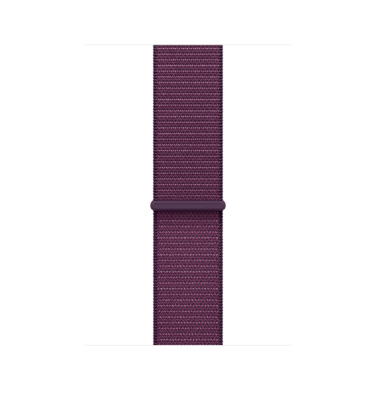 Plum Sport Loop band, light pink woven nylon, hook-and-loop fastener